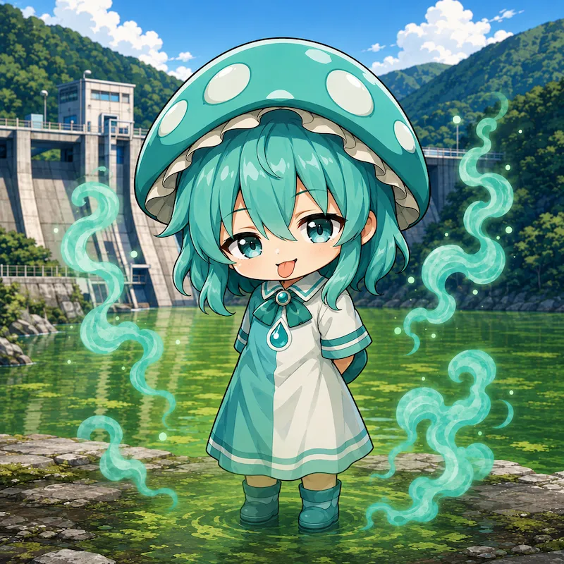 ジェオスミンのキャラクターイラスト